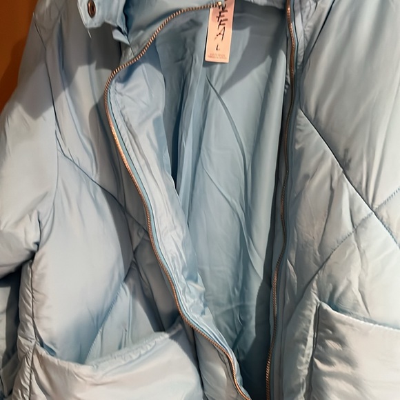 Free People Emmy Swing Puffer Jacket in Capri Blue SZ L - Picture 14 of 16